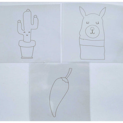 Set 9 Sabloane pentru Tubi Jelly Tuban TU18317