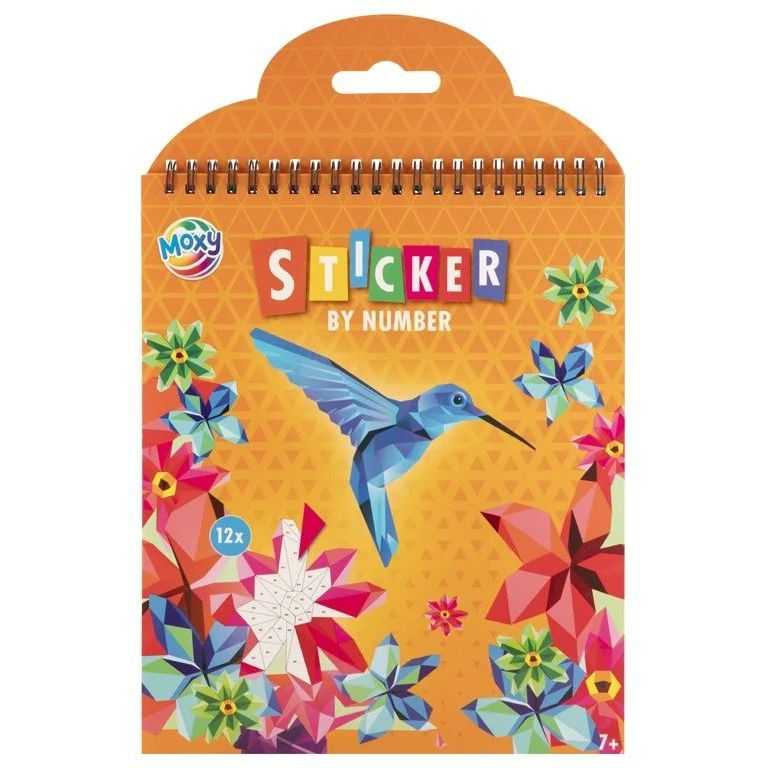 Carte de activitati cu stickere pe numere Moxy GR100113