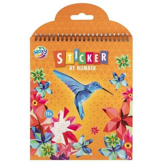 Carte de activitati cu stickere pe numere Moxy GR100113