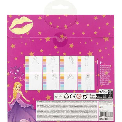 Set de pictat cu apa Besties - Bloc de colorat cu acuarele si planse creative Grafix GR140015