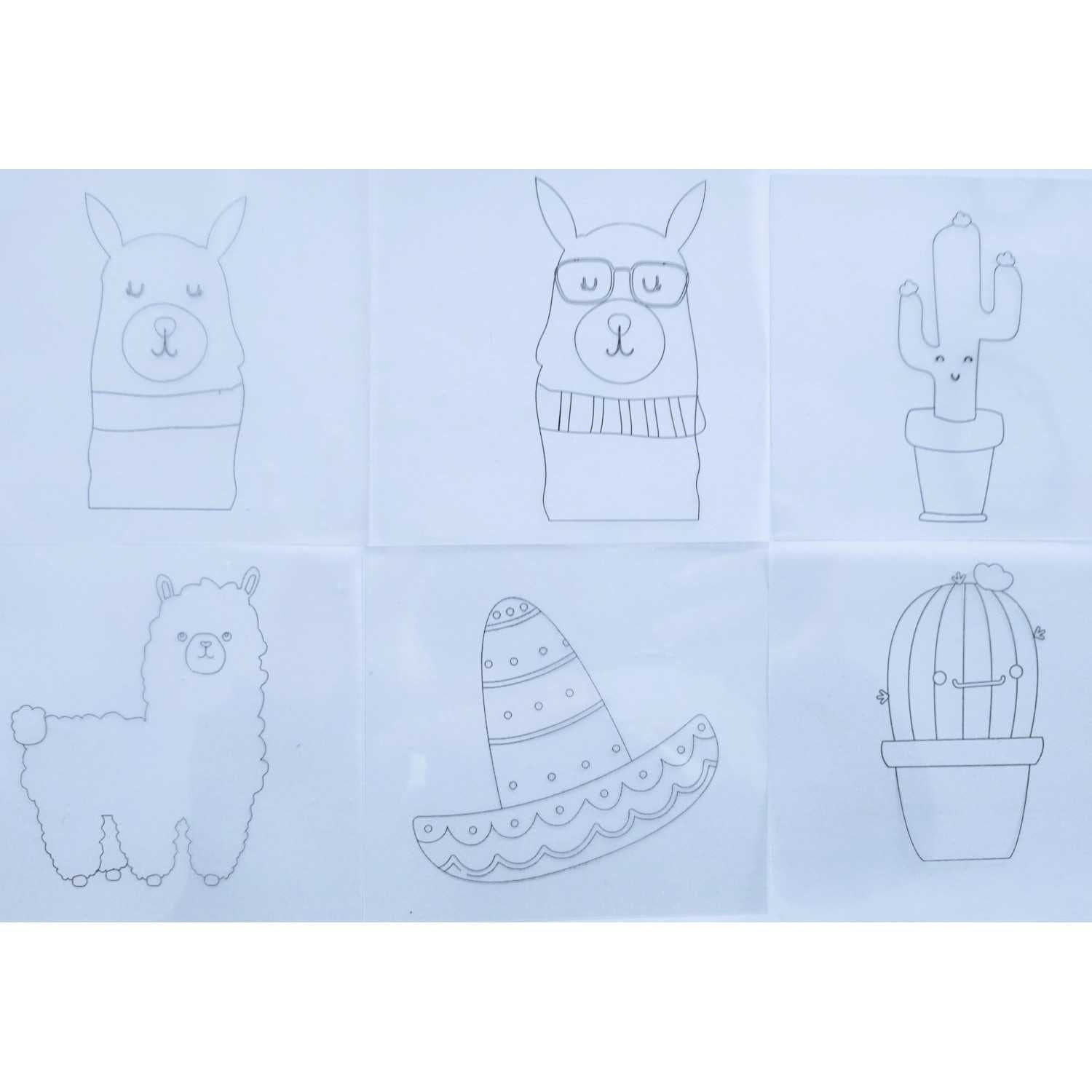 Set 6 Sabloane pentru Tubi Jelly Tuban TU18329