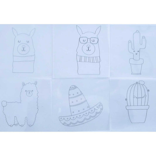 Set 6 Sabloane pentru Tubi Jelly Tuban TU18329