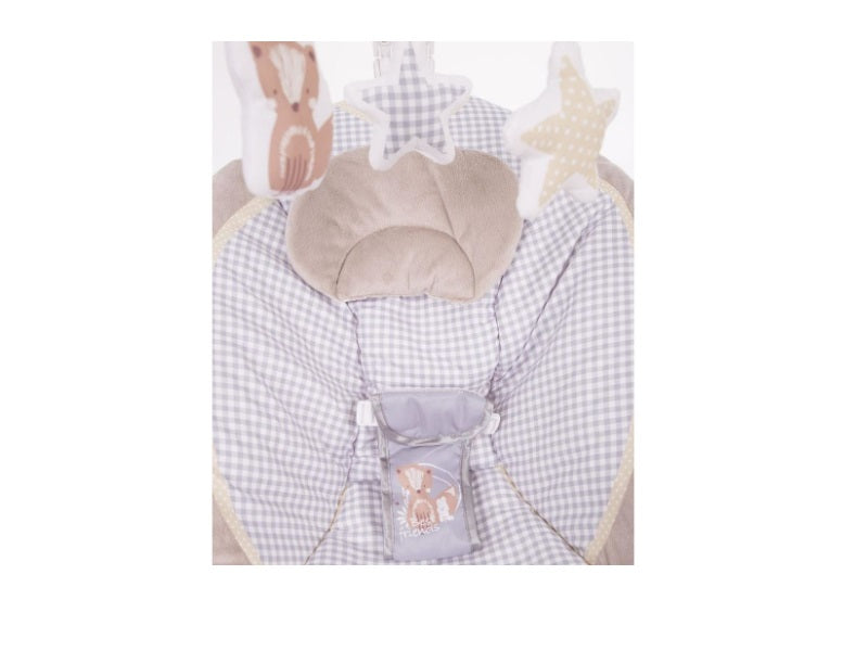 Balansoar bebelusi Coconut Friend Grey