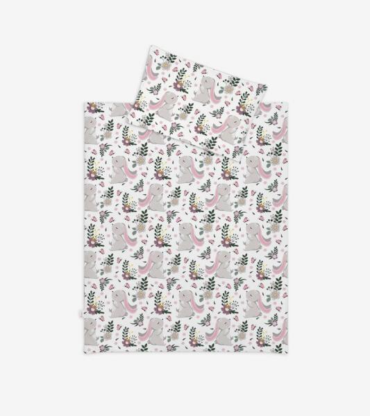 Baby Nest Klups Bunny World C003 cu plapuma si perna