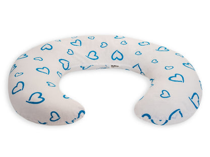 Perna De Alaptare Mica MyKids Inimi-Blue
