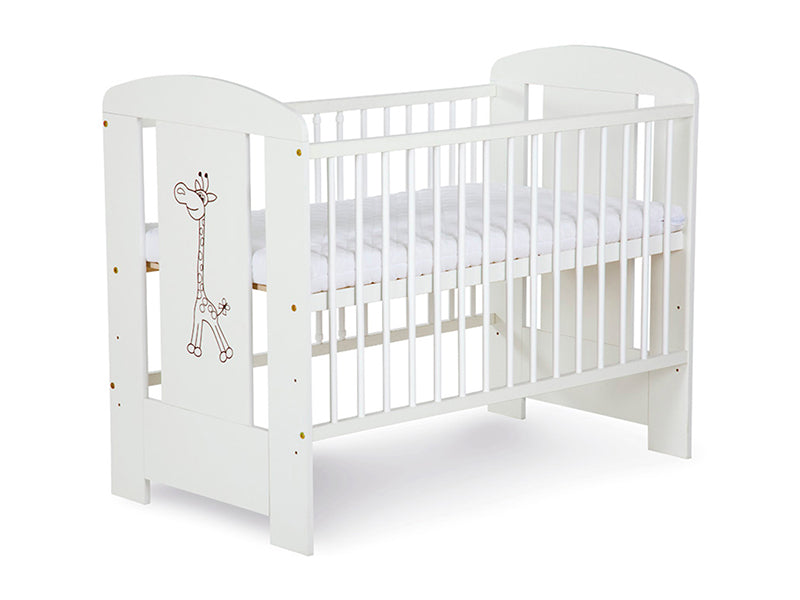 Patut Klups Safari Giraffe Alb + Saltea Confort II 12