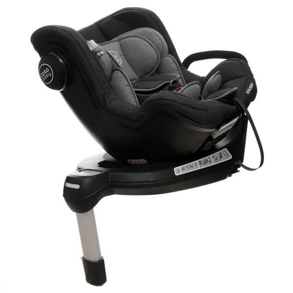 Scaun auto Coto Baby Solario Melange Black 360 grade ISOFIX 0-18 Kg 
