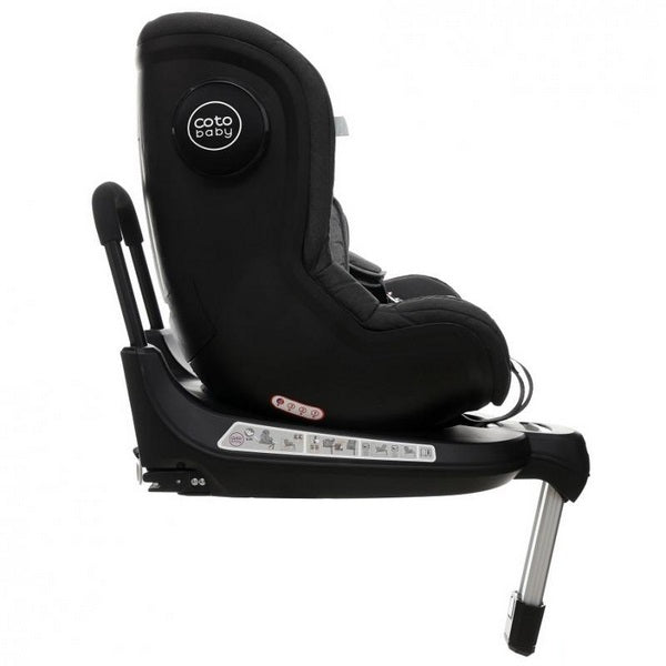 Scaun auto Coto Baby Solario Melange Black 360 grade ISOFIX 0-18 Kg 