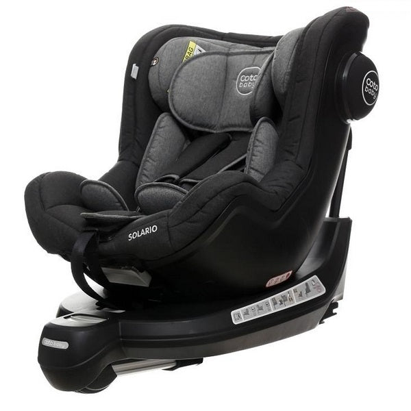 Scaun auto Coto Baby Solario Melange Black 360 grade ISOFIX 0-18 Kg 