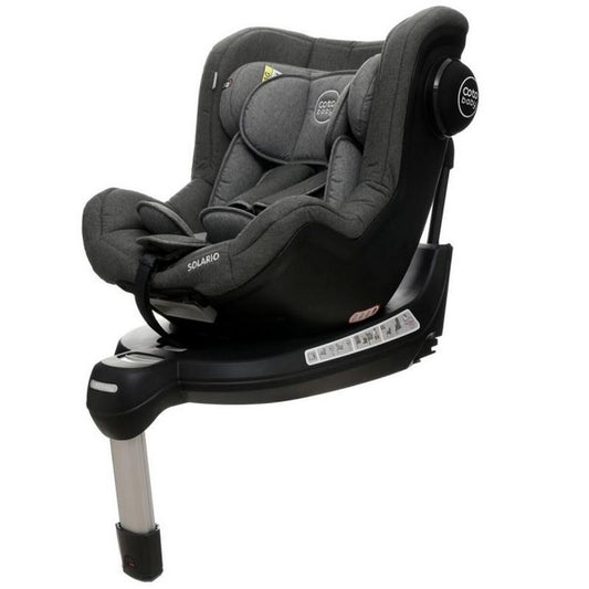 Scaun auto Coto Baby Solario Melange Grey 360 grade ISOFIX 0-18 Kg