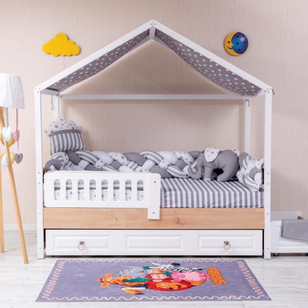 Lenjerie MyKids Montessori 6 Piese PS01 95x195 cm