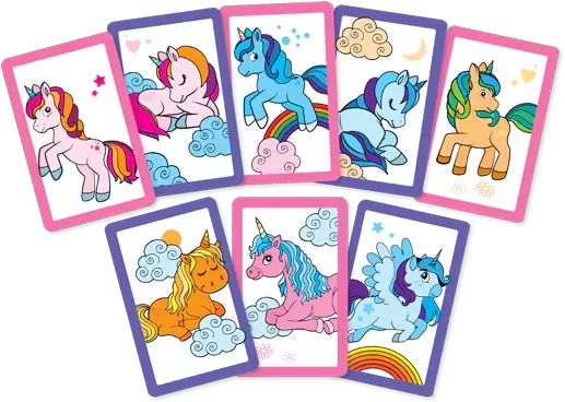 Joc de carti 2 in 1 - Unicorni