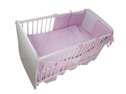 Lenjerie MyKids Light Stars Pink 11 Piese 120x60 cm