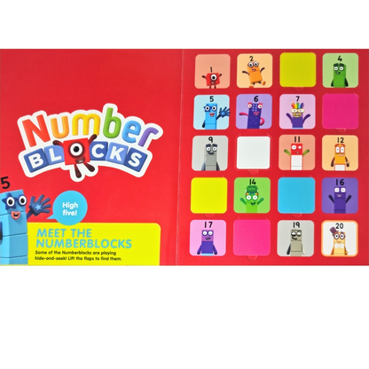 Carticica Deschide ferestrele - Numberblocks 1-20