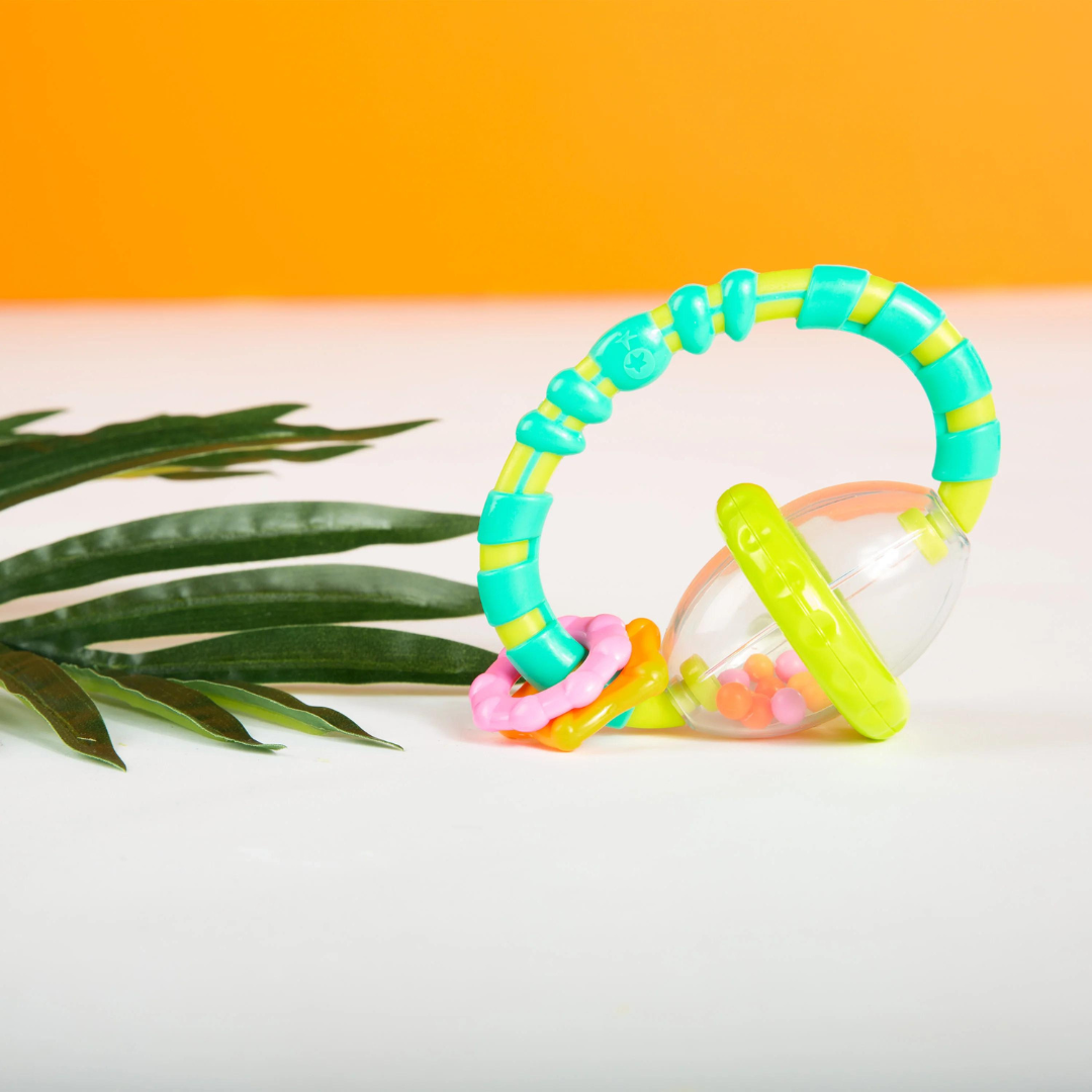 Bright Starts - Set cadou 8 buc dintitori usor de prins “Teeth Relief”