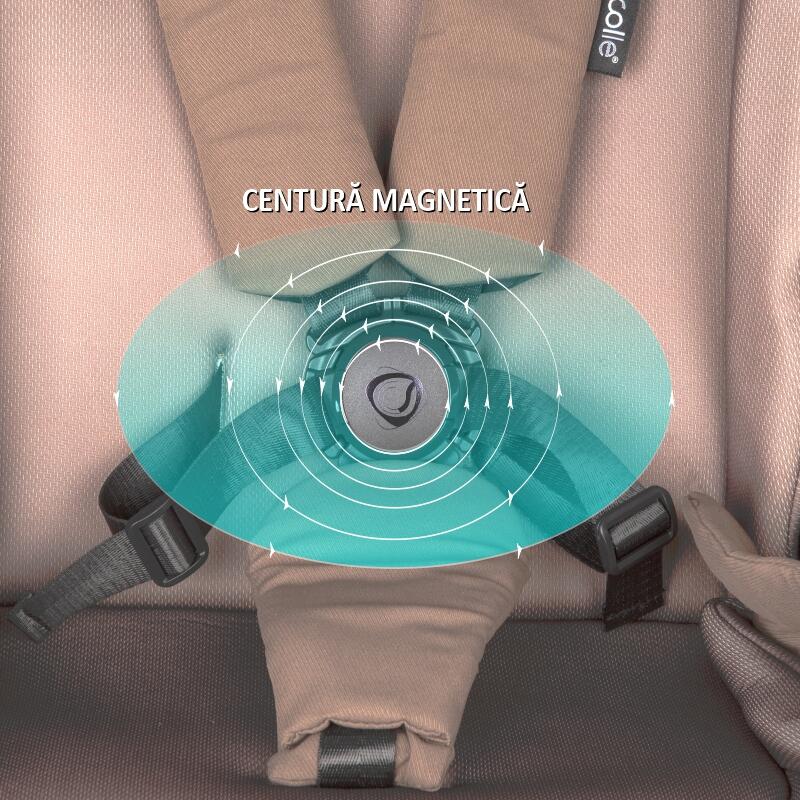 Carucior modular 2in1 Coccolle Serry Light taupe+ Scoica auto iSize Coccolle Knox Greystone