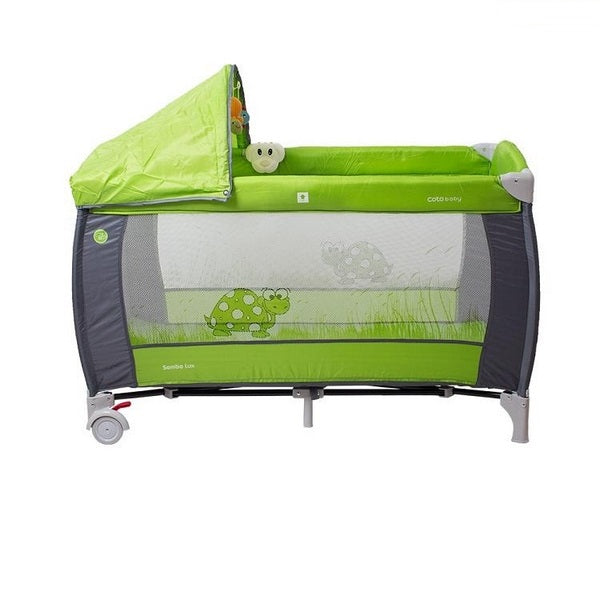 Patut pliabil Coto Baby Samba Lux Green