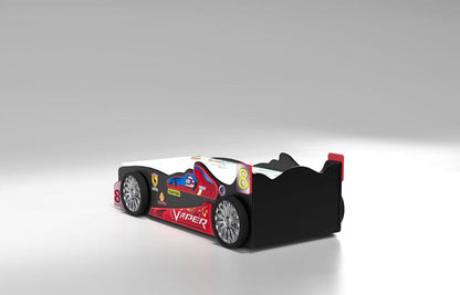 Patut tineret MDF Plastiko Vaper Negru Rosu 200x90