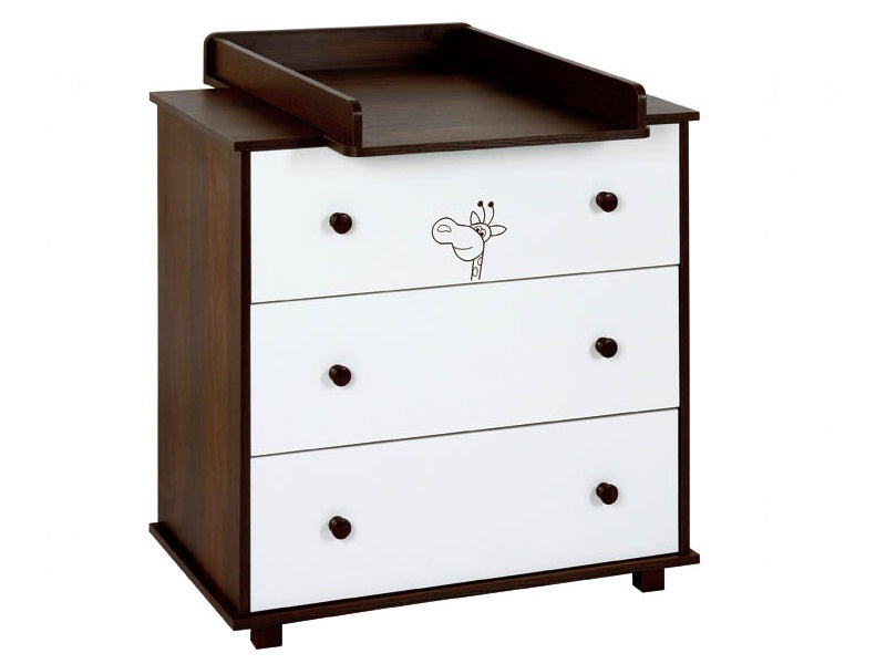 Mobilier Camera copii Si Bebelusi KLUPS SAFARI GIRAFFE Wenge