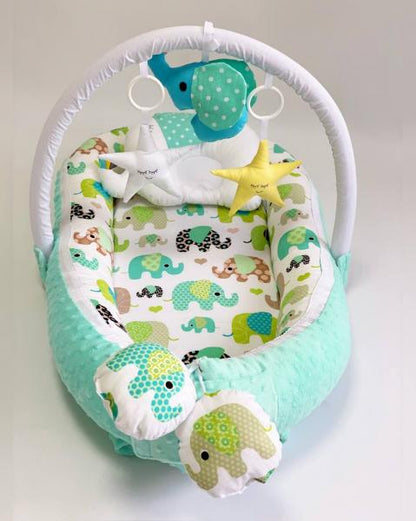 Babynest Plush MyKids 0154 Elephant Blue