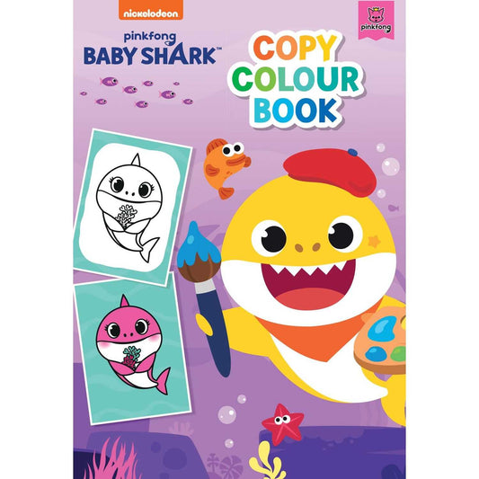 Carte de colorat Baby Shark Copy Colour Alligator AB3513BSCC
