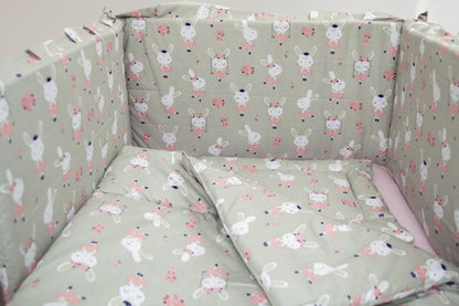 Lenjerie MyKids Dancing Bunny 4 Piese 120x60