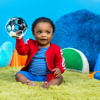 Bright Starts - Minge zornaitoare Grippin' Goals Alb-Negru