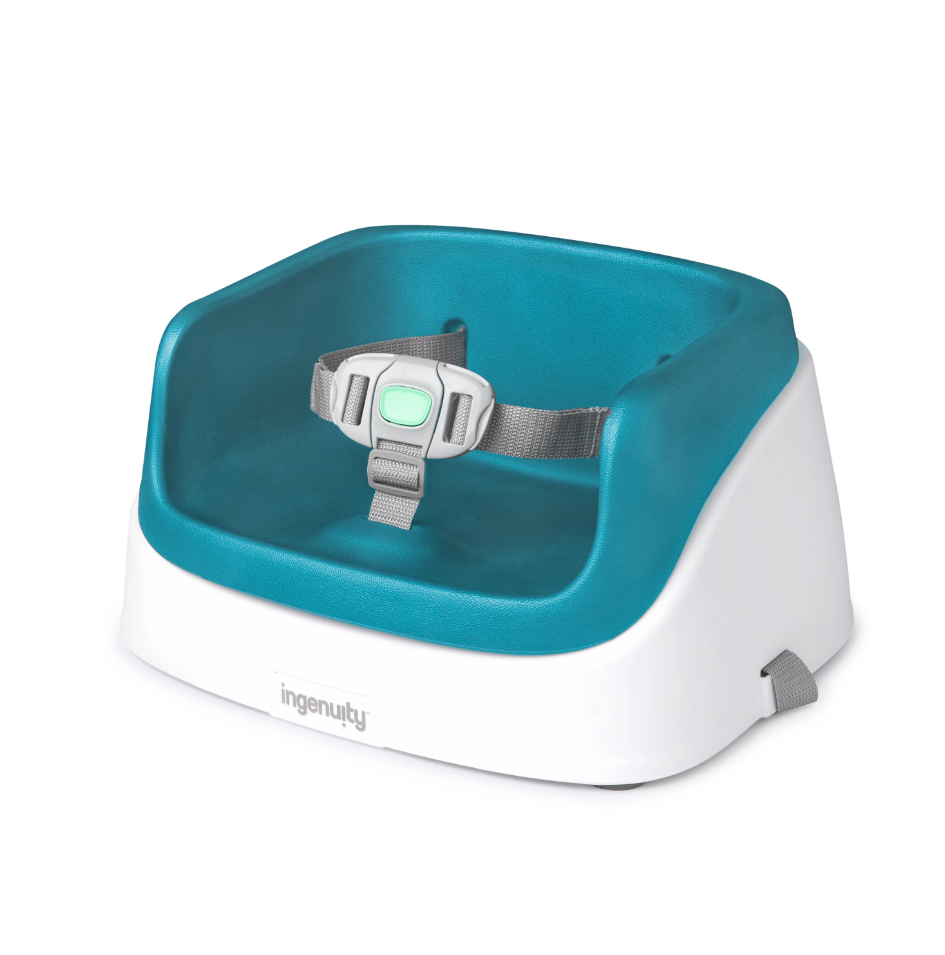 Ingenuity - Booster Toddler SmartClean, Peacock Blue