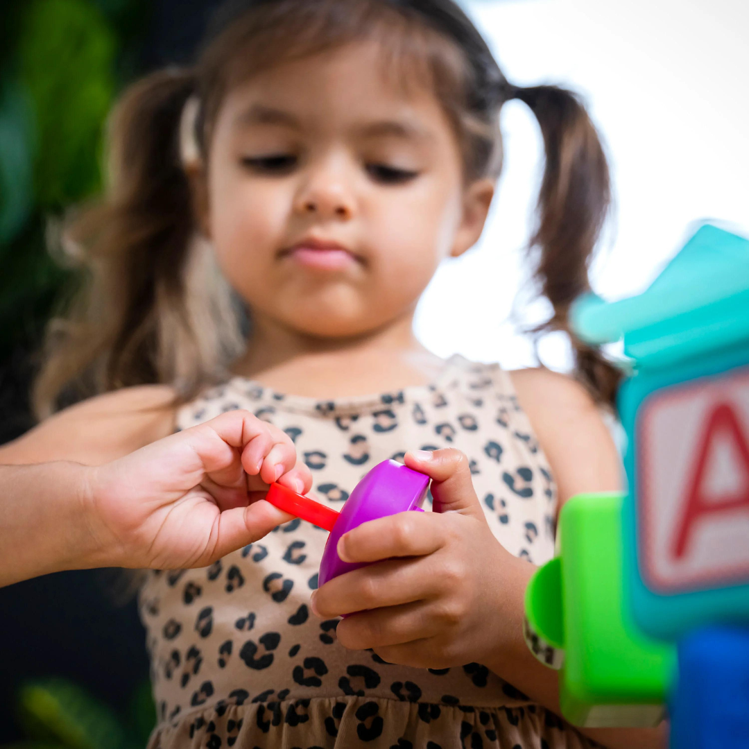 Baby Einstein - Blocuri magnetice de activitati, "Bridge & Learn" din 15 piese