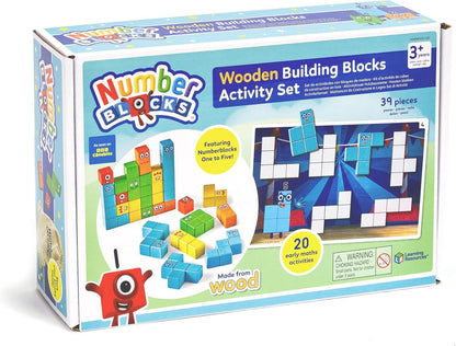 Set activitati cu cuburi din lemn - Numberblocks®