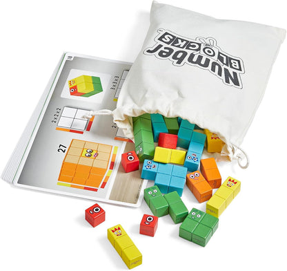 Set activitati cu cuburi din lemn - Numberblocks®