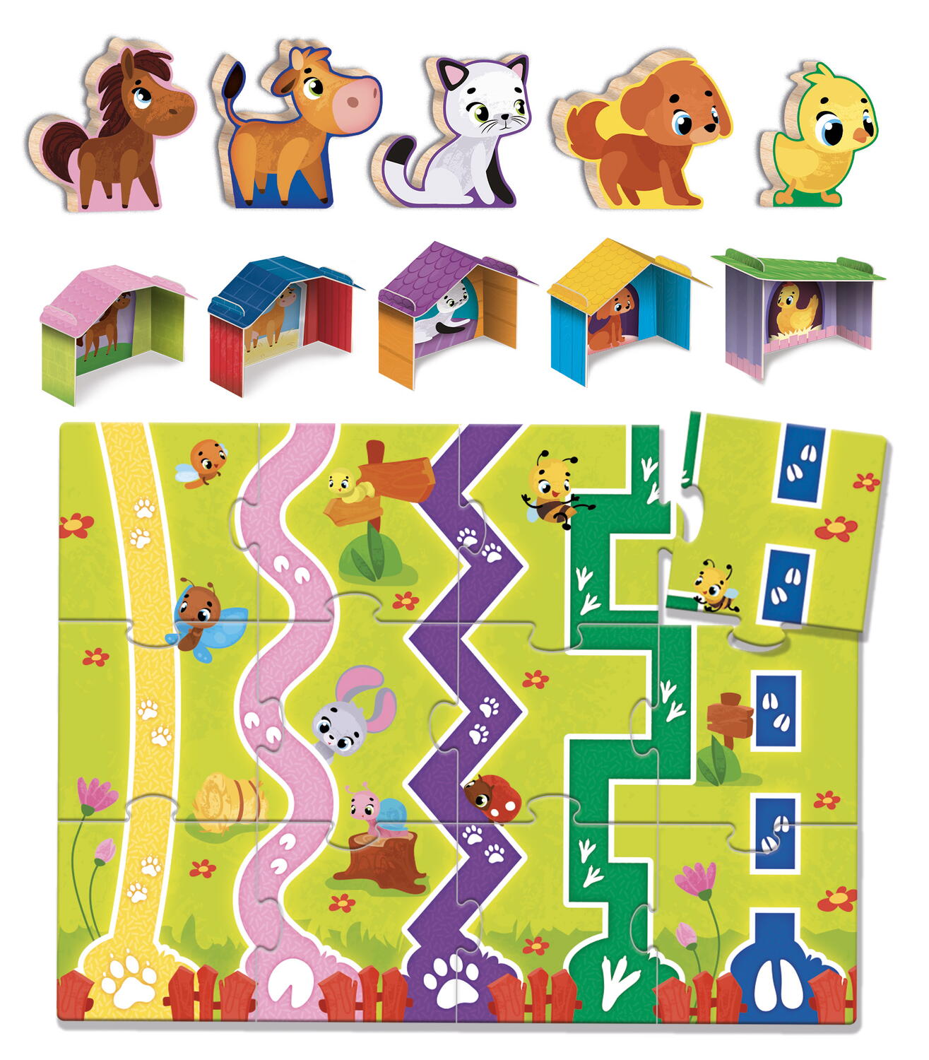 Joc Montessori - Distractie cu animalute