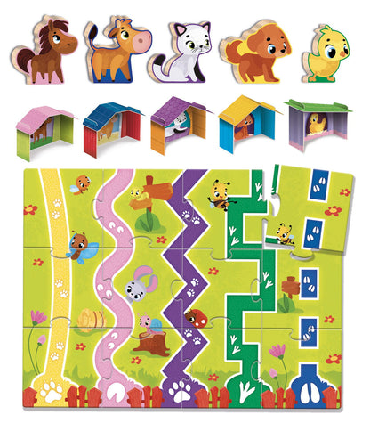 Joc Montessori - Distractie cu animalute