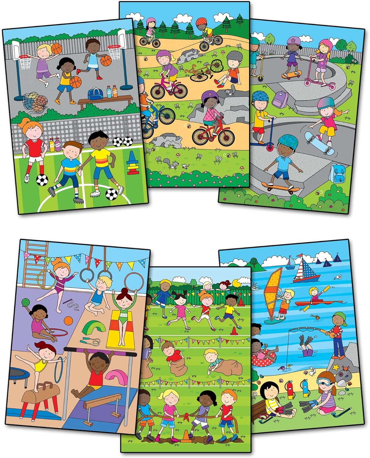 Water Magic: Carte de colorat Ora de sport