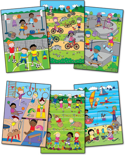 Water Magic: Carte de colorat Ora de sport