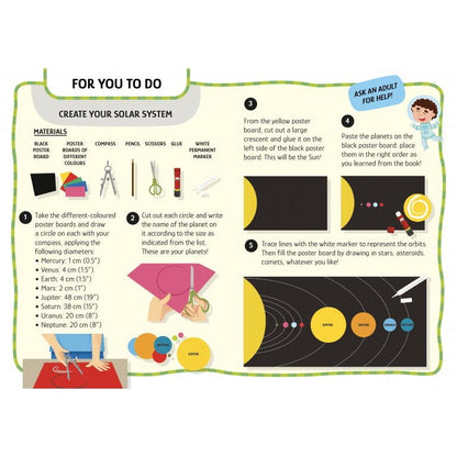 Primul set de arta & lucru manual - Spatiu cosmic