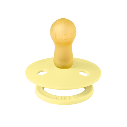 BIBS - Suzeta Colour Latex, tetina rotunda, 6 luni +-Sunshine