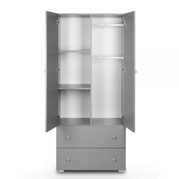 Dulap copii Klups PAULINE Graphite Natur