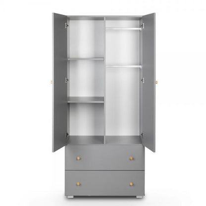 Dulap copii Klups PAULINE Graphite Natur