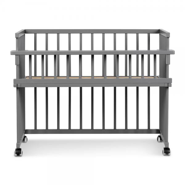 Patut copii din lemn KLUPS Piccolino Grafit 90x40 cm