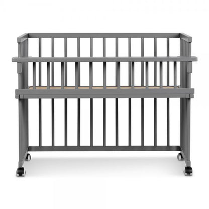 Patut copii din lemn KLUPS Piccolino Grafit 90x40 cm