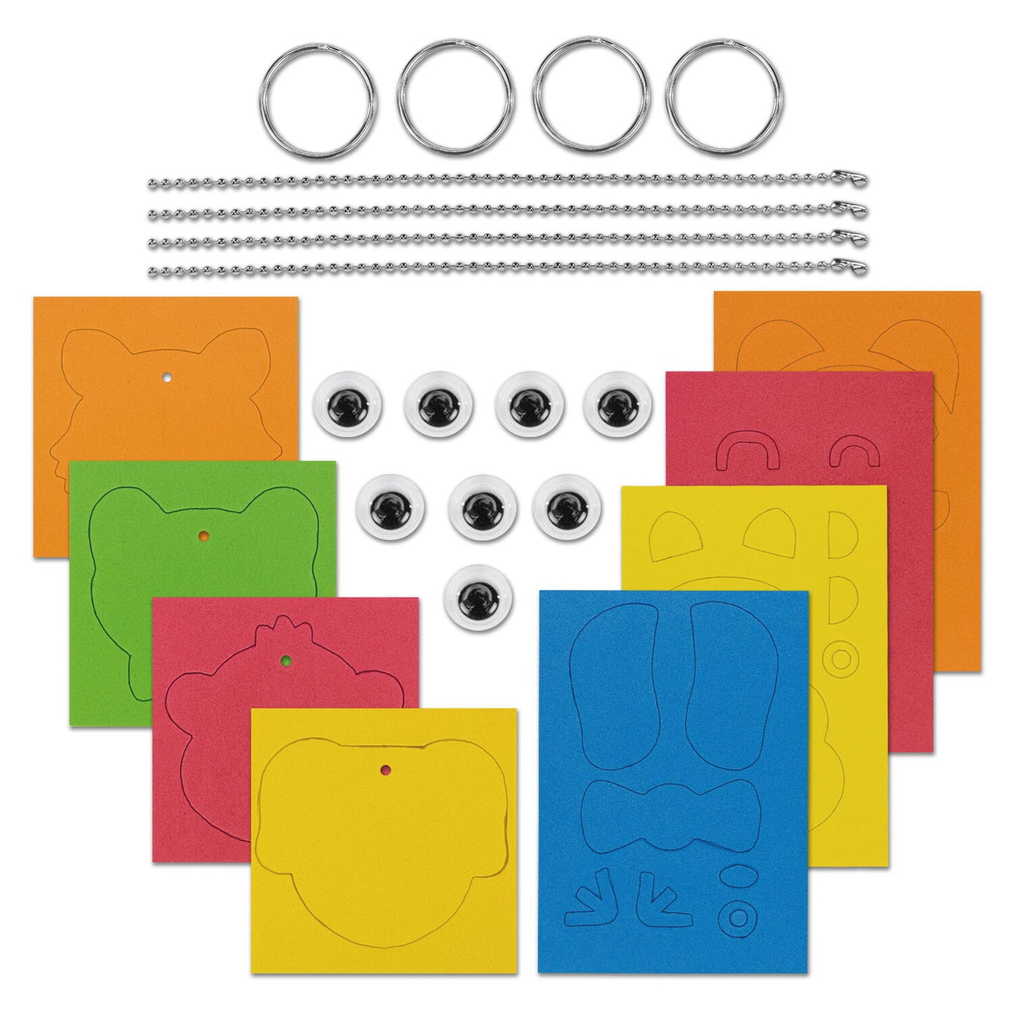 Creeaza brelocuri din spuma