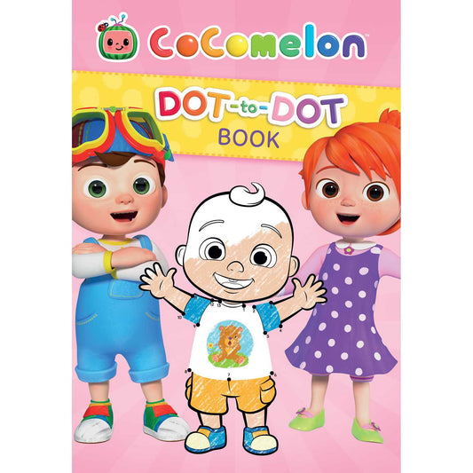 Carte de colorat Dot to Dot Cocomelon Alligator AB3510CMDT