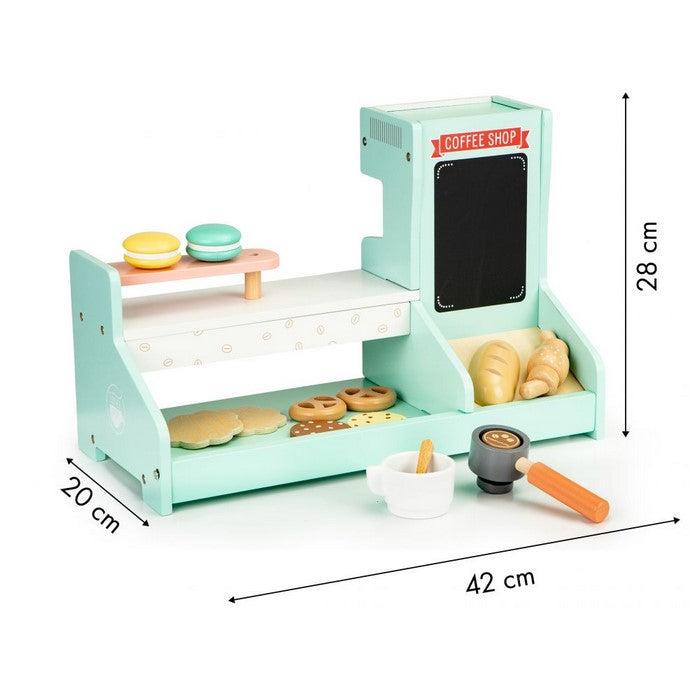 Bucatarie de lemn, coffee shop Ecotoys 4442