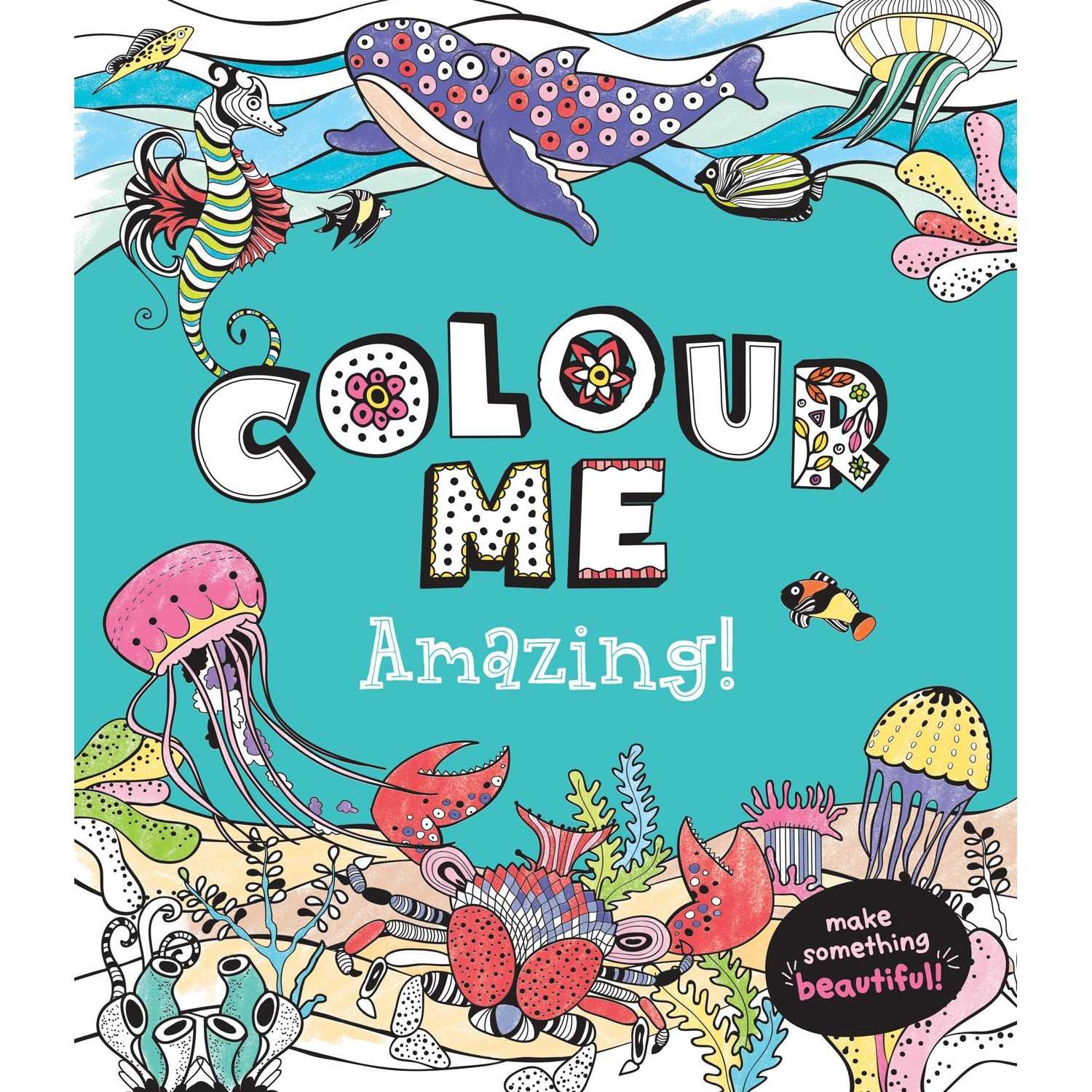 Carte de colorat Colour Me Amazing Alligator AB3411COCB1