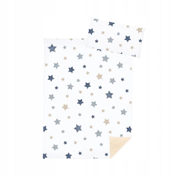 Lenjerie Pat 2 Piese KLUPS Patura si perna Ecru V106 Medium