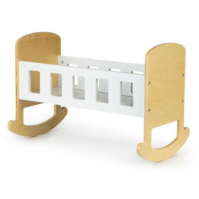 Patut balansoar din lemn pentru papusi Ecotoys ESC-W-0195