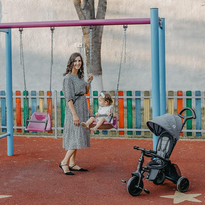 Tricicleta multifunctionala Coccolle Alegra Turquoise tide