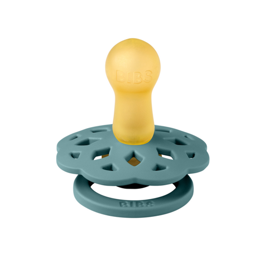 BIBS - Suzeta Boheme Latex, tetina rotunda, 6 luni +-Island Sea