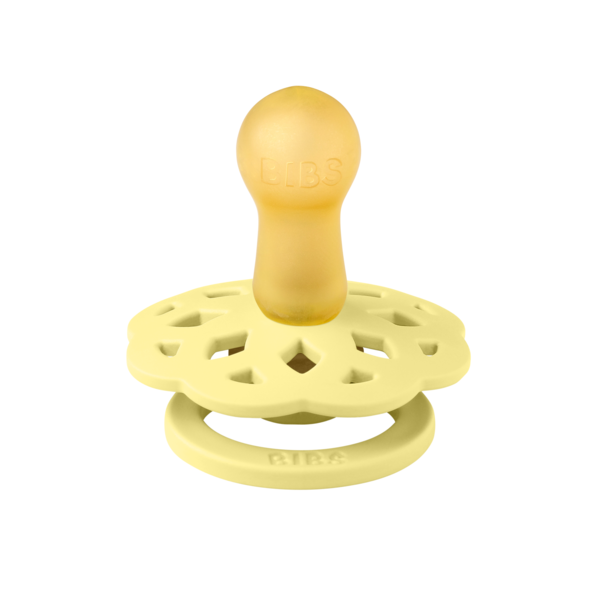 BIBS - Suzeta Boheme Latex, tetina rotunda, 6 luni +-Sunshine